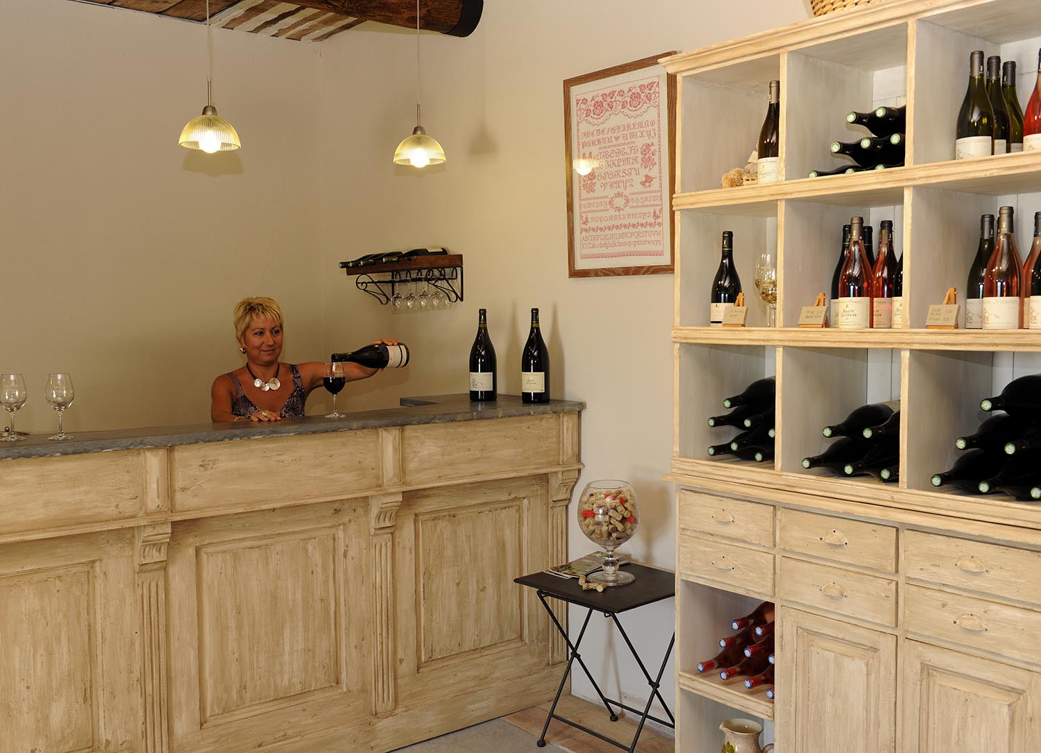La boutique du Domaine de la Verrière vin de Provence Luberon AOP Ventoux et Côte du Rhône
